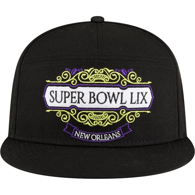 Boné 9FIFTY Split Panel Super Bowl LIX Tarmac Philadelphia Eagles