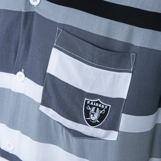 Camisa Manga Curta NFL Oakland Raiders Color Stripe Full //