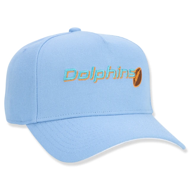 Boné 9FORTY A-Frame Snapback Aba Curva Miami Dolphins Core Ball