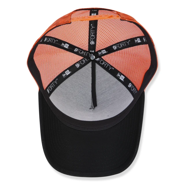 Boné 9FORTY A-Frame Trucker Cincinnati Bengals Snapback Aba Curva Preto Laranja