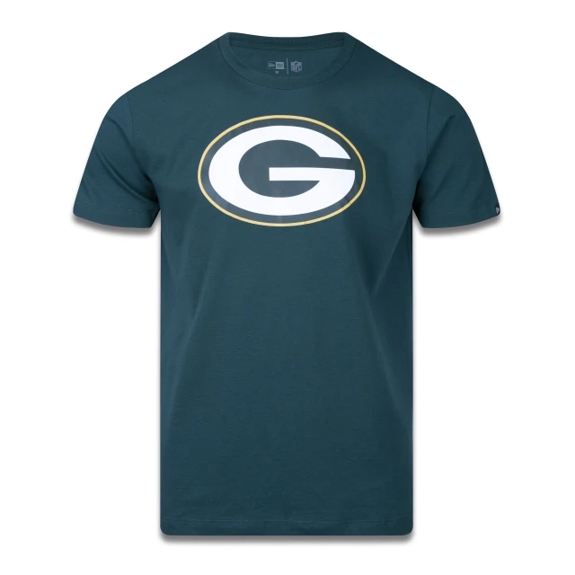 Camiseta Plus Size Regular Manga Curta Green Bay Packers