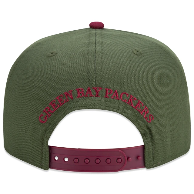 Boné 9FIFTY Original Fit A-Frame Snapback NFL Green Bay Packers Classic Aba Reta Verde