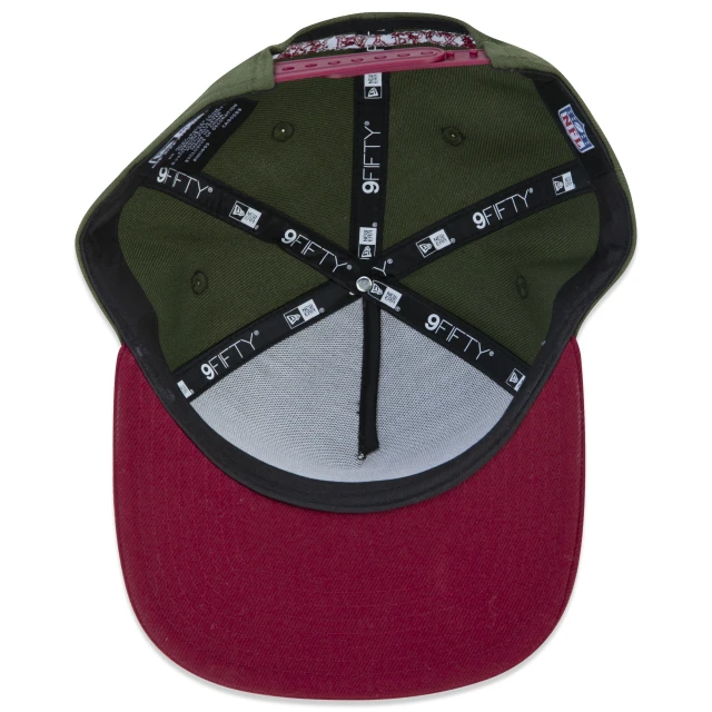 Boné 9FIFTY Original Fit A-Frame Snapback NFL Green Bay Packers Classic Aba Reta Verde