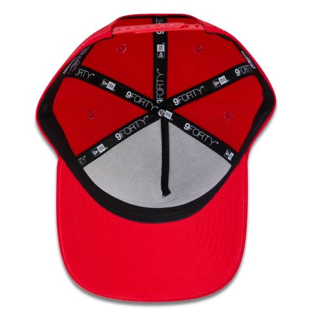 Boné 9FORTY A-Frame Snapback NFL Kansas City Chiefs Core Aba Curva Branco/Vermelho