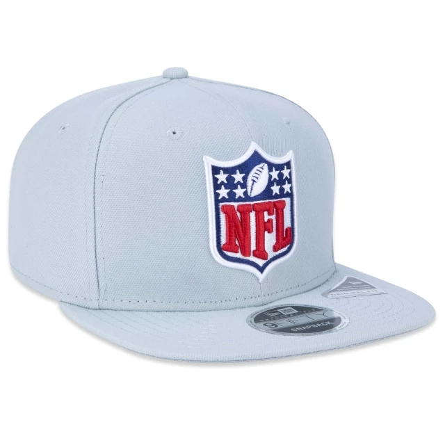 Boné 9FIFTY Original Fit Snapback NFL Aba Reta Cinza