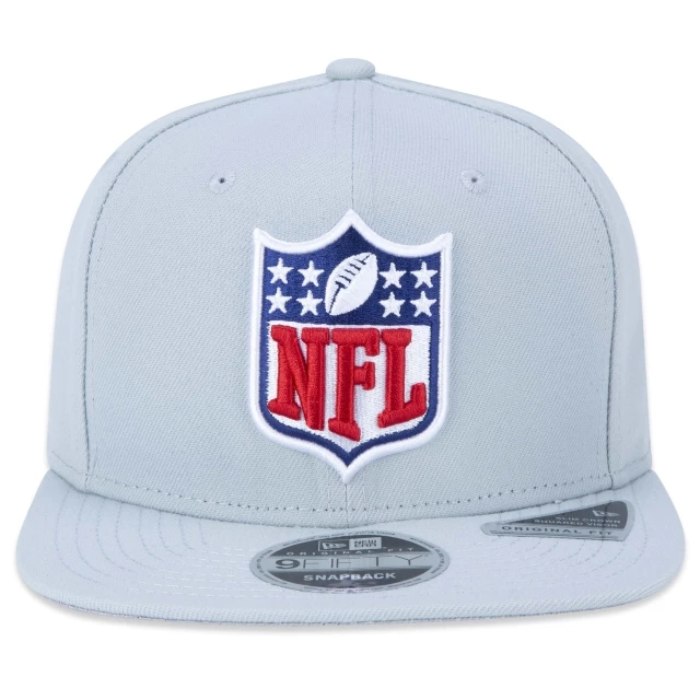 Boné 9FIFTY Original Fit Snapback NFL Aba Reta Cinza