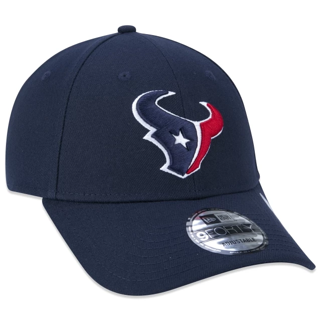 Boné 9FORTY Snapback NFL Houston Texans Aba Curva Azul Marinho