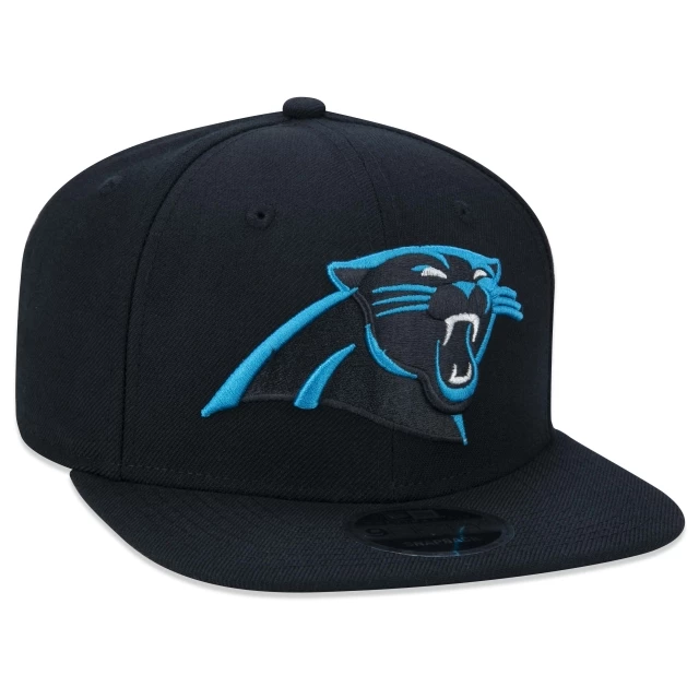 Boné 9FIFTY Original Fit Snapback NFL Carolina Panthers Aba Reta Azul