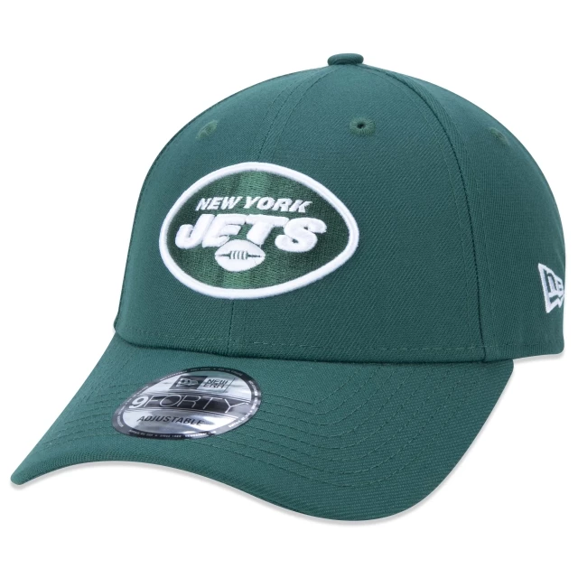 Boné 9FORTY Snapback NFL New York Jets Aba Curva Verde
