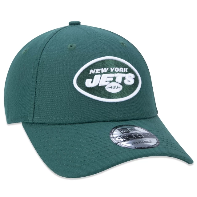 Boné 9FORTY Snapback NFL New York Jets Aba Curva Verde