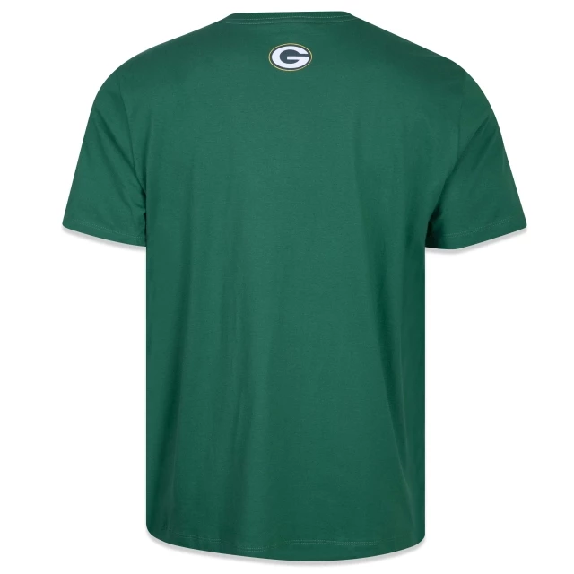 Camiseta Regular NFL Green Bay Packers Tecnologic Manga Curta Verde