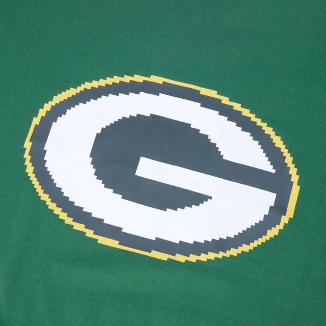 Camiseta Regular NFL Green Bay Packers Tecnologic Manga Curta Verde