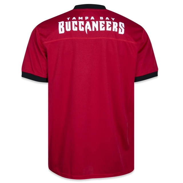 Camiseta Jersey NFL Tampa Bay Buccaneers Core Manga Curta Vermelha