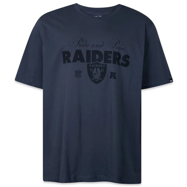 Camiseta Plus Size Regular NFL Las Vegas Raiders