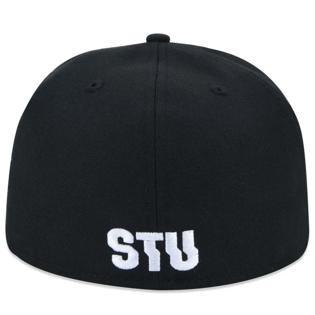 Boné 59FIFTY STU Skate Total Urbe Aba Reta Preto