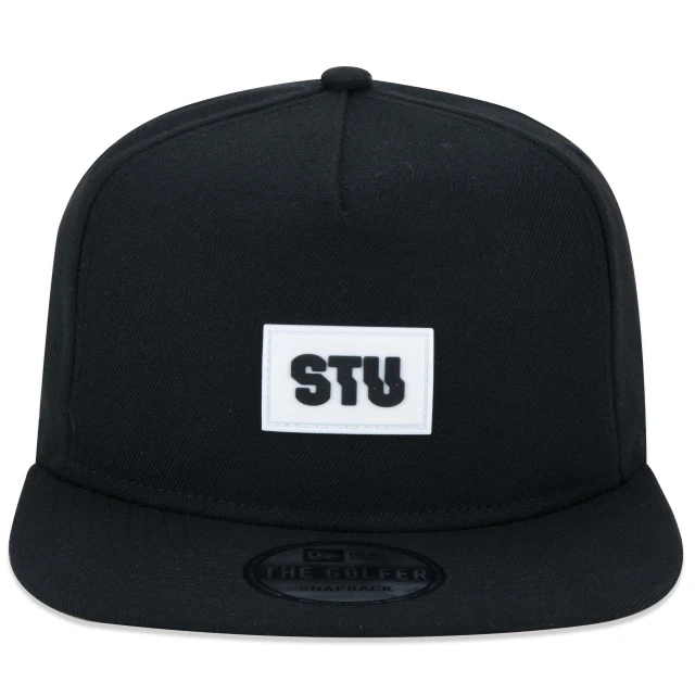 Boné The Golfer Snapback STU Skate Total Urbe Aba Reta Preto