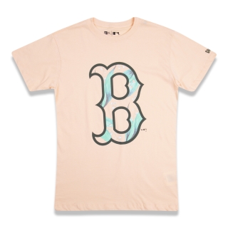 Camiseta Feminina MLB Boston Red Sox Botany Mask
