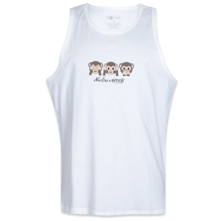 Camiseta Regata emoji Macacos