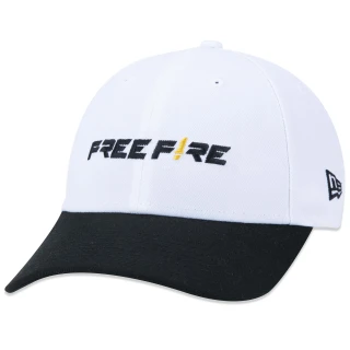 Boné 9FORTY Snapback Free Fire Aba Curva Branco