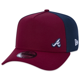 Boné 9FORTY A-Frame MLB Atlanta Braves Aba Curva