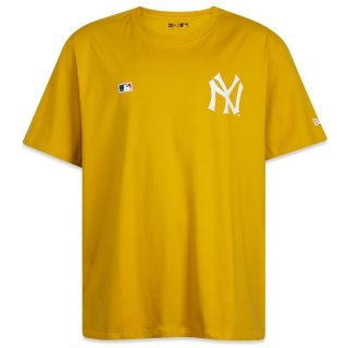 Camiseta Plus Size Regular MLB New York Yankees Manga Curta