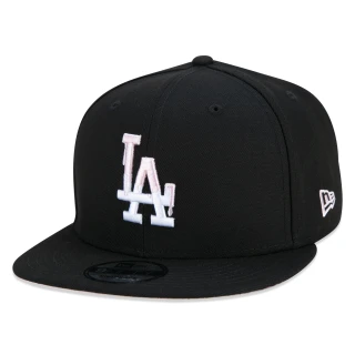 Boné 9FIFTY Los Angeles Dodgers World Series Aba Reta Preto