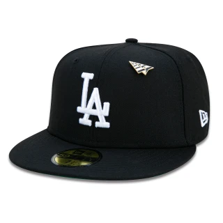Boné 59FIFTY Los Angeles Dodgers Paper Planes Aba Reta Preto