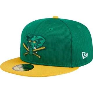 Boné 59FIFTY Fitted Batting Practice 2025 MLB Oakland Athletics