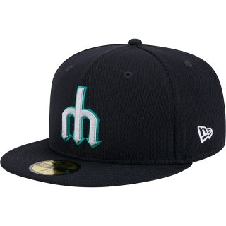 Boné 59FIFTY Fitted Alt Clubhouse 2025 Seattle Mariners