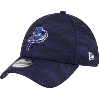 Boné 39THIRTY Stretch Fit MiLB 2025 Clubhouse Pensacola Blue Wahoos