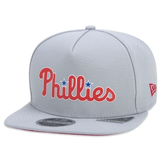 Boné 9FIFTY Original Fit A-Frame Snapback Aba Reta Philadelphia Phillies Core Silicone Team