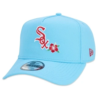 Boné 9FORTY A-Frame Snapback Aba Curva Chicago White Sox Hawaii Vibes Flower