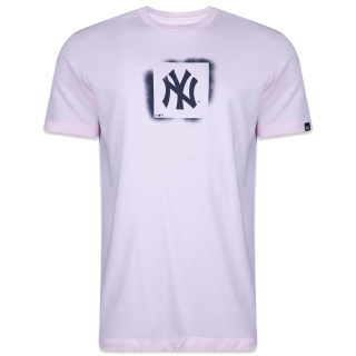 Camiseta Regular Manga Curta New York Yankees Street Life Stencil