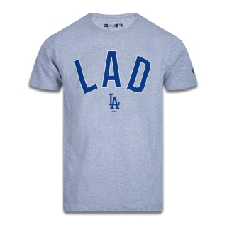 Camiseta Slim Manga Curta Los Angeles Dodgers Core World Mark