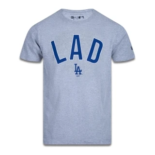 Camiseta Slim Manga Curta Los Angeles Dodgers Core World Mark