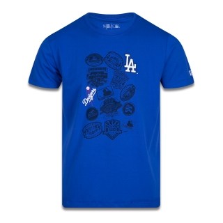 Camiseta Regular Manga Curta Los Angeles Dodgers Core Cooperstown