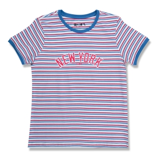 Camiseta Feminina Regular Manga Curta New York Yankees Team 70s Stripes