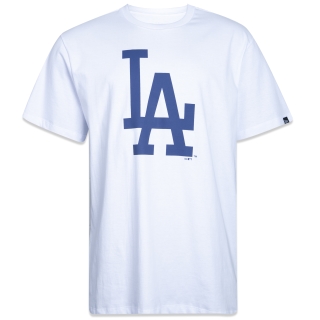 Camiseta Plus Size Regular Manga Curta Los Angeles Dodgers Essentials