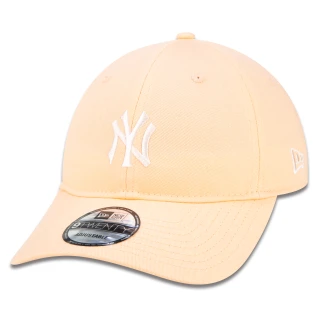 Boné 9TWENTY Strapback MLB New York Yankees Classic Aba Curva Laranja