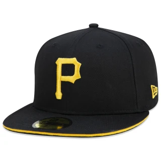 Boné 59FIFTY MLB Pittsburgh Pirates Core Aba Reta Preto