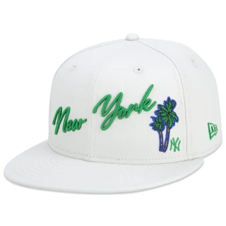 Boné 59FIFTY MLB New York Yankees Vacation Aba Reta Off White