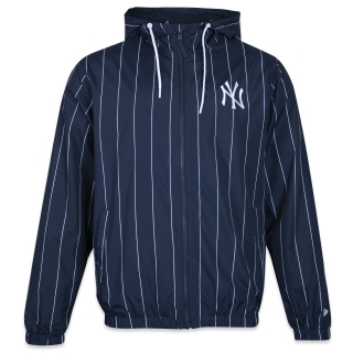 Jaqueta Corta Vento Windbreaker MLB New York Yankees Core Azul Marinho