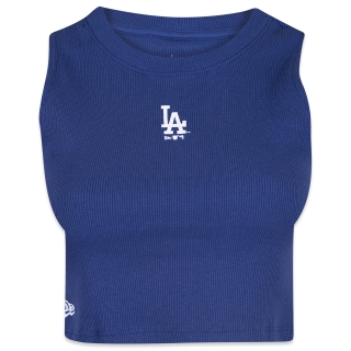 Regata Cropped Feminina MLB Los Angeles Dodgers Logo
