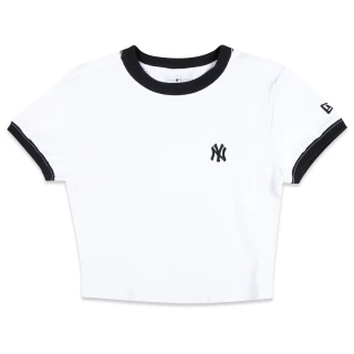 Camiseta Feminina Cropped New York Yankees