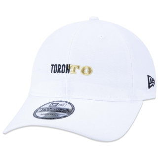 Boné 9TWENTY Strapback NBA NETO 78 Toronto Raptors Aba Curva Branco