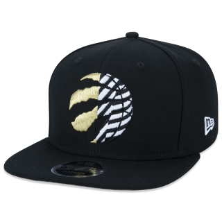 Boné 9FIFTY Original Fit Snapback NBA NETO 78 Toronto Raptors Aba Reta Preto