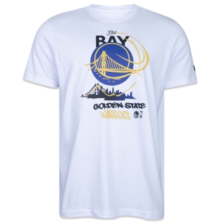 Camiseta Regular NBA NETO 78 Golden State Warriors Manga Curta