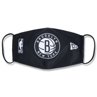 Máscara De Proteção Lavável Dupla Camada Brooklyn Nets NBA