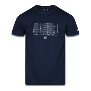 Camiseta Performance NBA Milwaukee Bucks Urban Tech Grafico