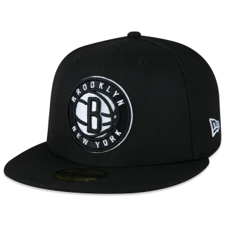 Boné 59FIFTY Aba Reta NBA Brooklyn Nets